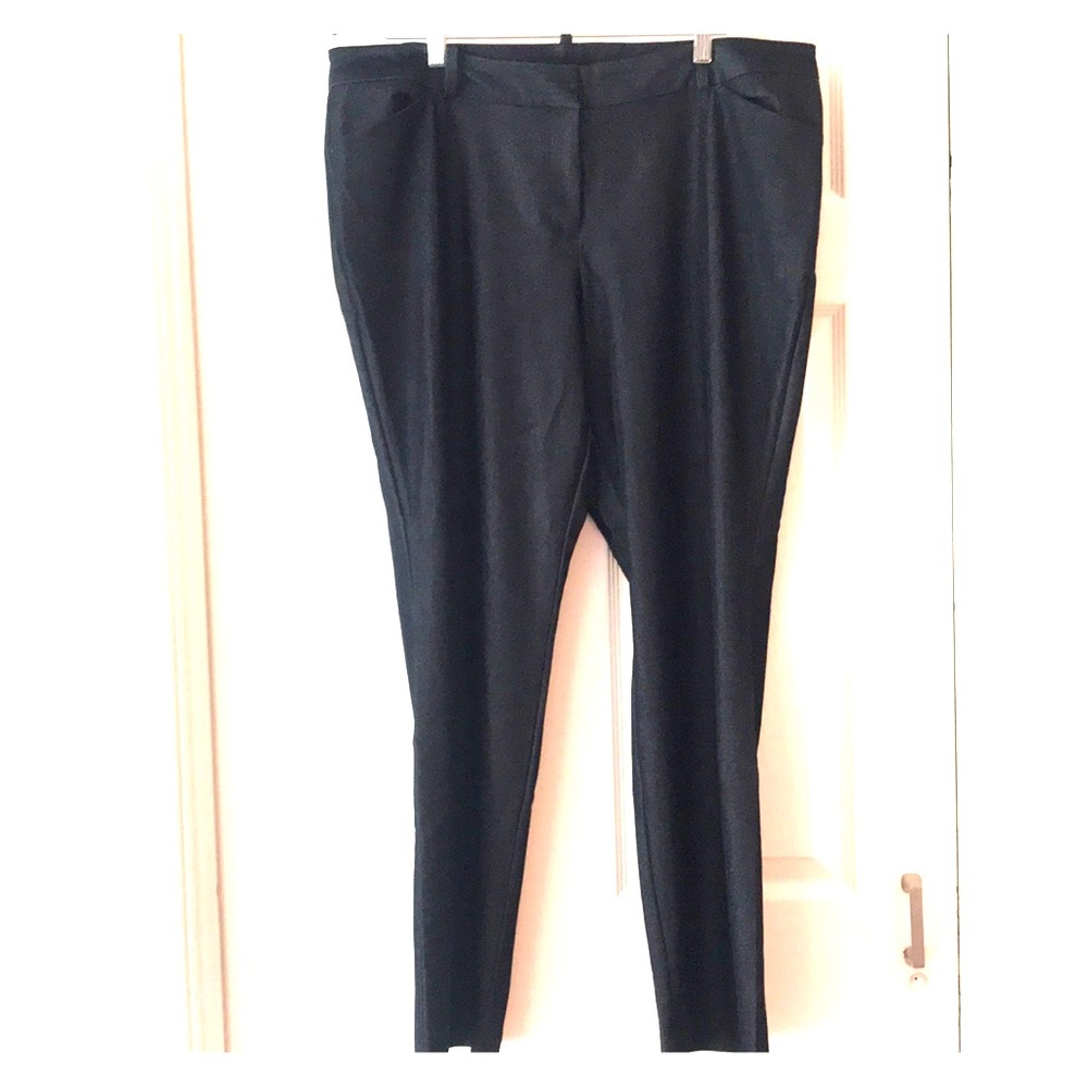 Worthington blue jean print dress pants size 16P